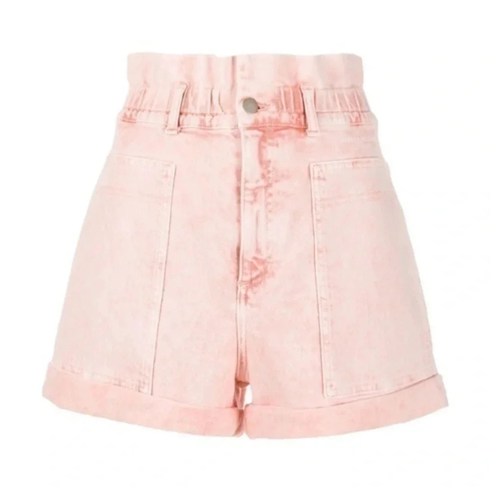 Stella McCartney distressed high-rise shorts